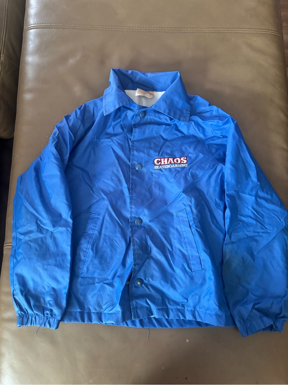 Kids Blue Chaos Skateboarding Jacket